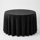 Chenille Black Tablecloth