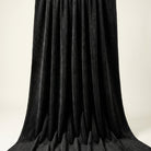 Chenille Black Fabric