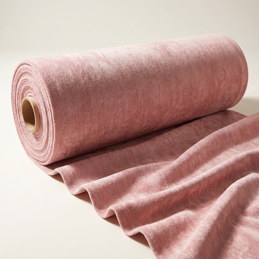 Chenille Blush Fabric — fabric roll