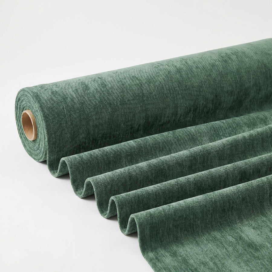 Chenille Forest Fabric — fabric roll