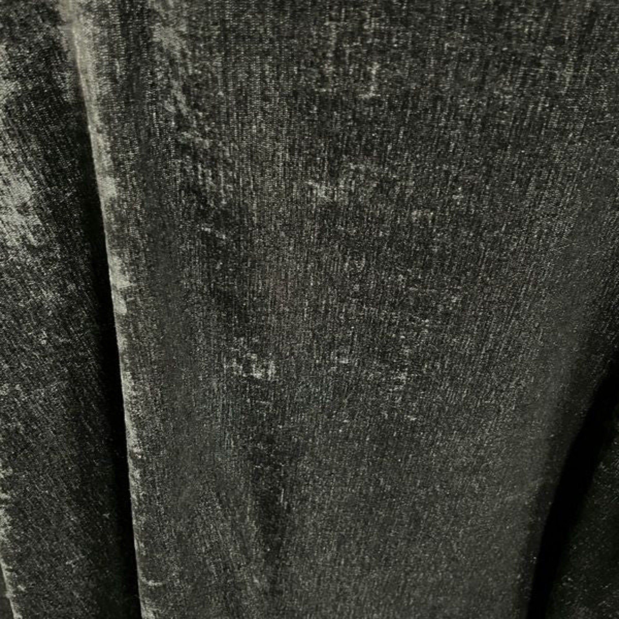 Black Chenille Soft Velvet - Custom Tablecloths