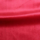 Cherry Red Shiny Velvet Fabric by the Yard - 72 Inch Wide