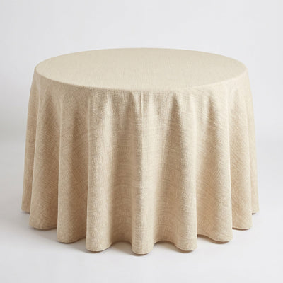 Chrisma Jacquard Tablecloth – Beige