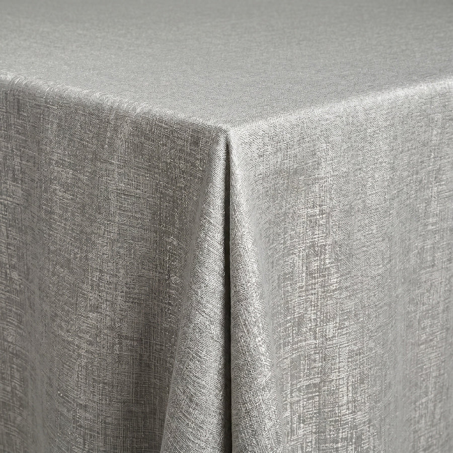 Chrisma Grey Tablecloth — fabric detail
