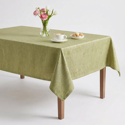 Classic Jacquard Tablecloth – Green