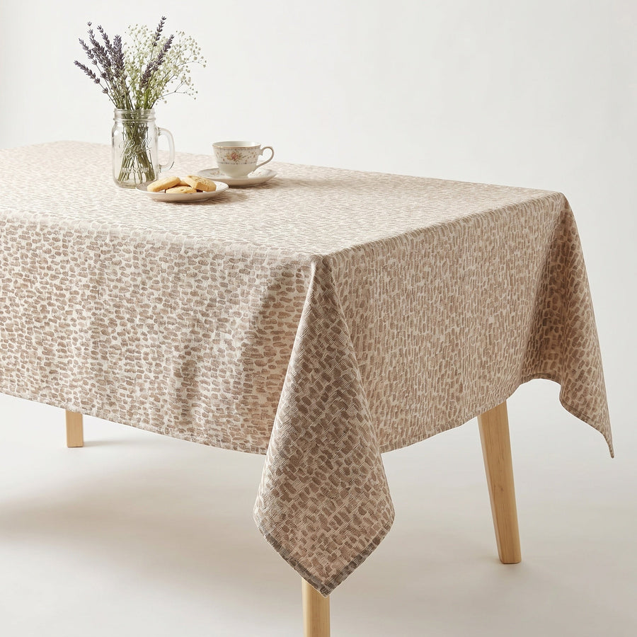 Cobblestone Beige Tablecloth