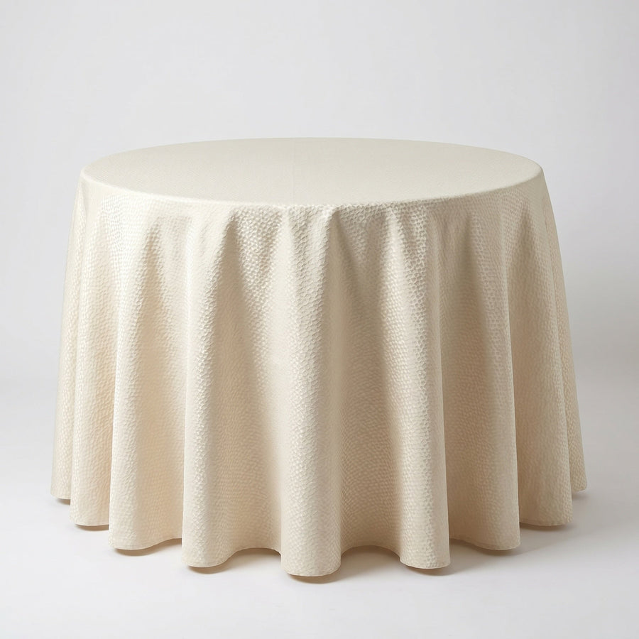 Corn jacquard fabric in Ivory, by the yard