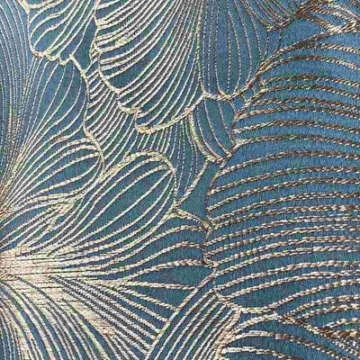 Delhi Jacquard Fabric – Blue
