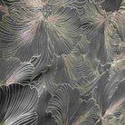 Grey Delhi Metallic Flower Jacquard Fabric - 120 Inch. in Width Fabric by the Yard - 120 Inch Wide