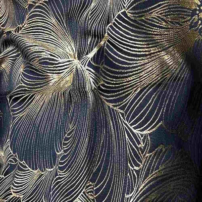 Delhi Jacquard Fabric – Navy