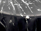 black Des Arts Jacquard Fabric by the Yard - 55 Inch Wide