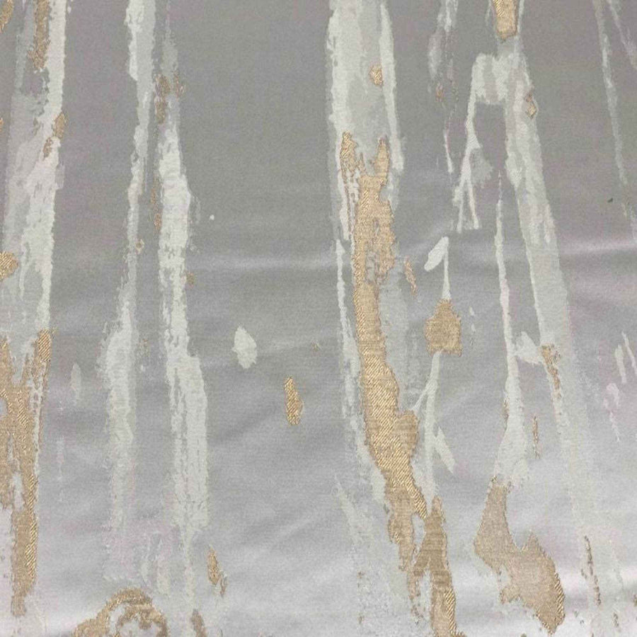 ivory Des Arts Jacquard Fabric by the Yard - 55 Inch Wide