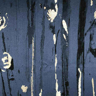 Des Arts Jacquard Fabric – Navy