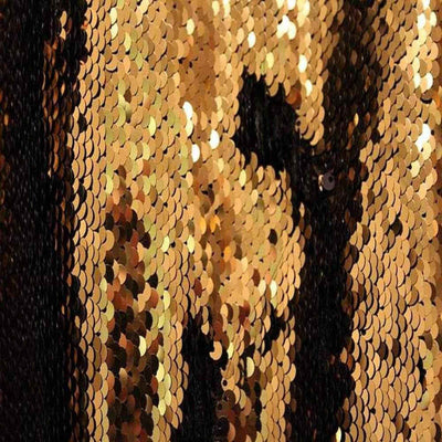 Color Changing Sensory Wall Reversible Sequin Fabric – White/Gold