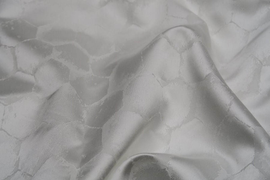 Frontier Jacquard Fabric – White