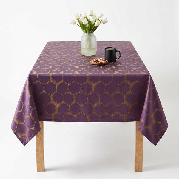 Frontier in Purple, made up as a tablecloth