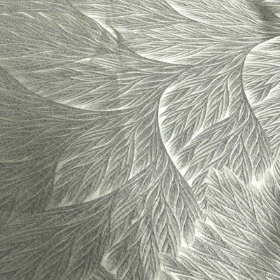 Garden Jacquard Fabric – Silver