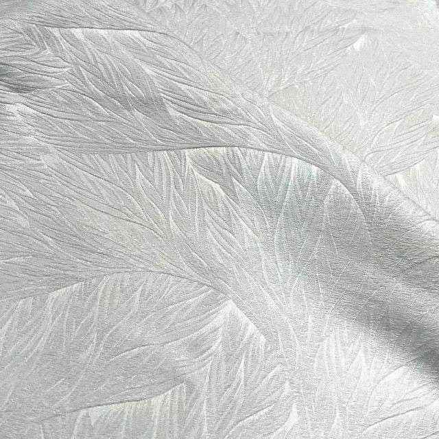 White Garden Jacquard Fabric by the Yard - 115 Inch Wide
