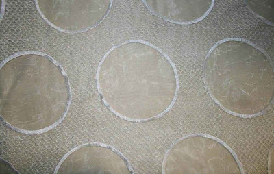 Glacier Mesh Fabric – White