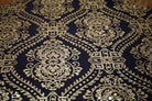 black-silver GLITTER Sequin Fabric by the Yard - 58 Inch Wide
