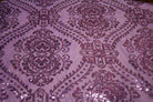 purple GLITTER Sequin Fabric by the Yard - 58 Inch Wide