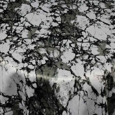 Granite Digital Print Fabric – White
