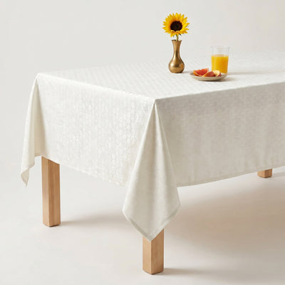 Gastonia Jacquard Tablecloth – Beige