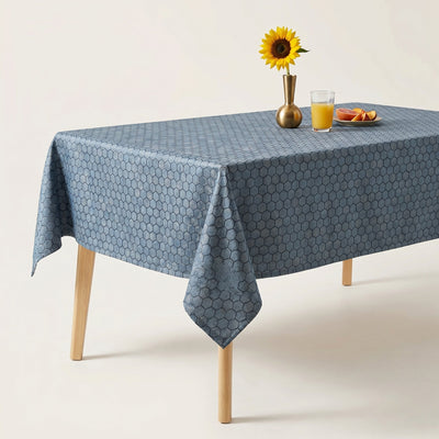 Gastonia Jacquard Tablecloth – Blue