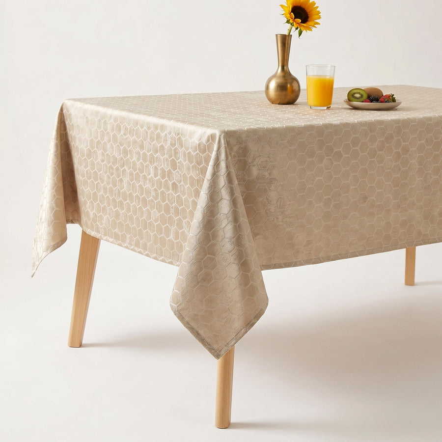Gastonia Champagne Tablecloth