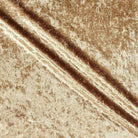 Gold Shiny Crushed Velvet Fabric by the Yard - 72 Inch Wide