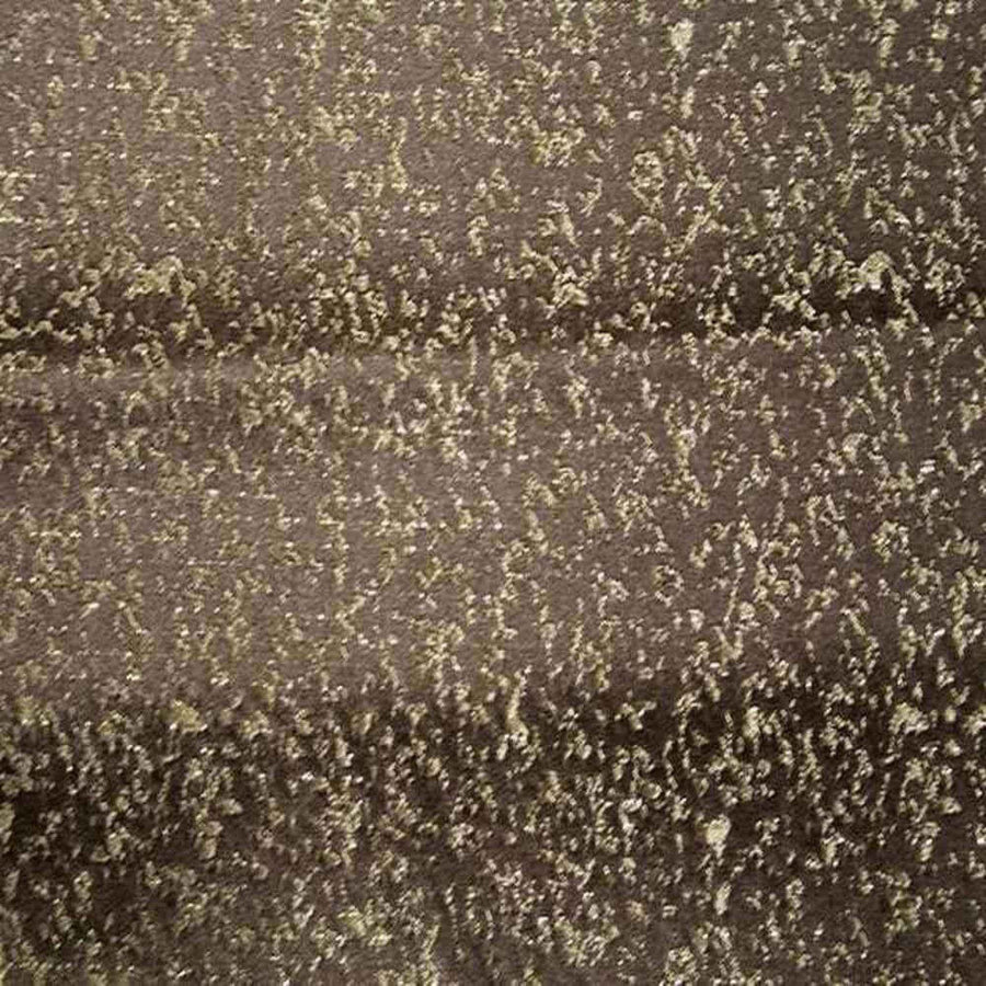 Brown Highlight Metallic Jacquard Fabric by the Yard - 110 Inch Wide