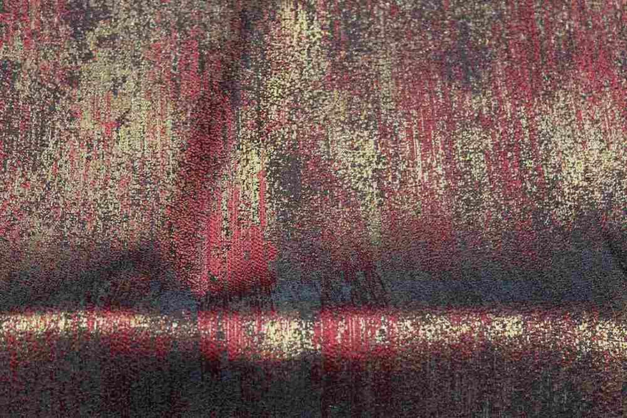Hills Jacquard Fabric – Burgundy