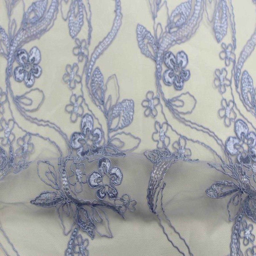 Bluebell HOLIDAY Embroidered Mesh Fabric. Lace Netting Material 54 Inch in Width Fabric by the Yard - 54 Inch Wide