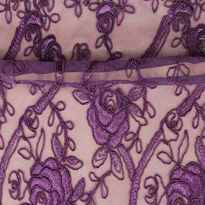 Holiday Mesh Fabric – Purple