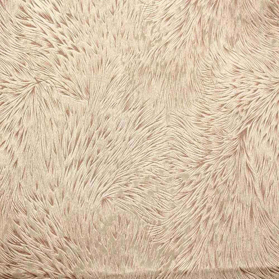 Oyster Huntsville Brocade Velvet Fabric by the Yard - 72 Inch Wide