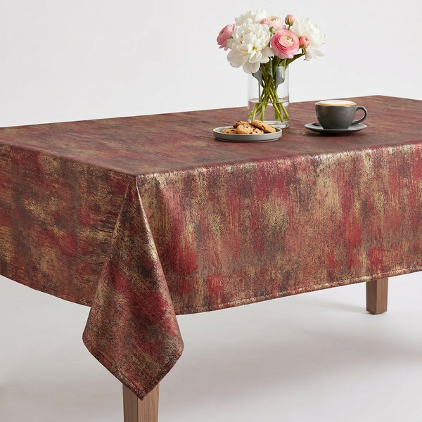 Hills in Burgundy, made up as a tablecloth