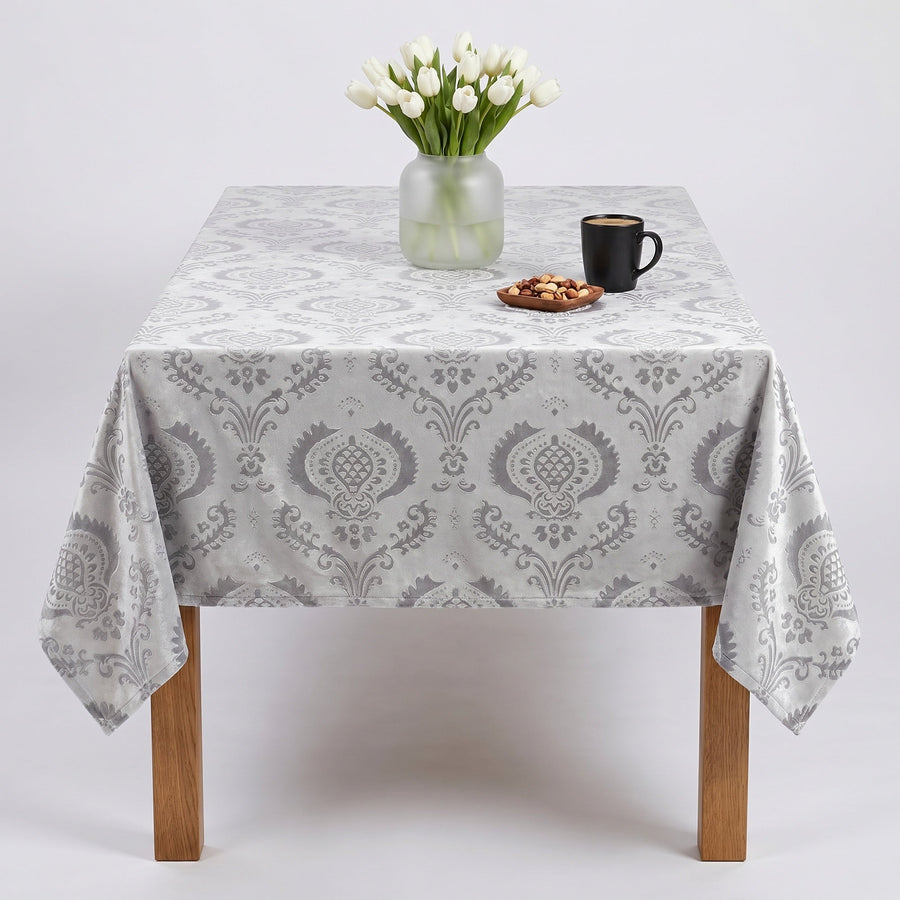 Hobby White Tablecloth