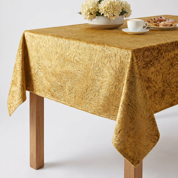 Huntsville in Copper, made up as a tablecloth