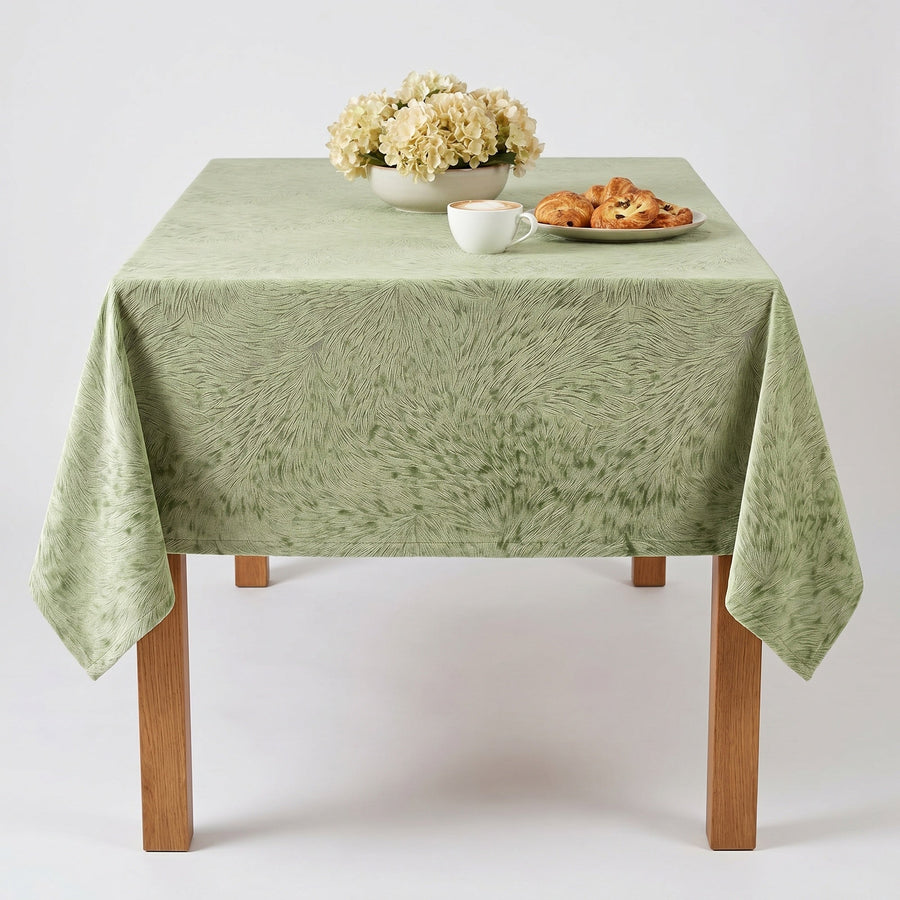 Huntsville Green Tablecloth