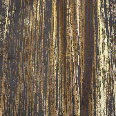 Inline Jacquard Fabric – Black/Gold