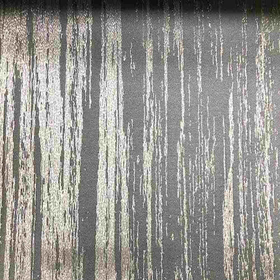 Charcoal Inline Metallic Jacquard Fabric - 114 Inch. in Width Fabric by the Yard - 114 Inch Wide