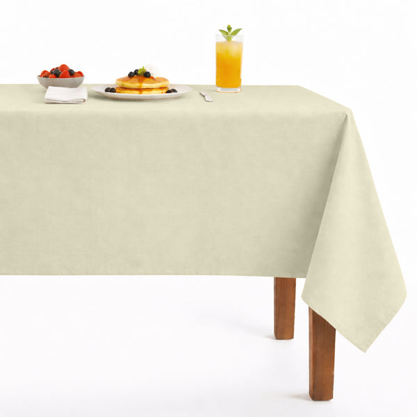 Newport118 in Ivory, made up as a tablecloth