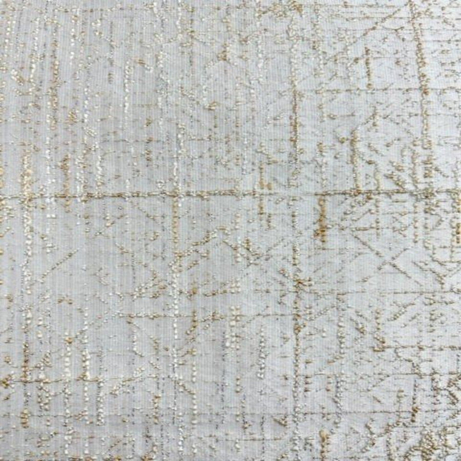 Ivory Mumbai Sparkling Jacquard - Custom Tablecloths