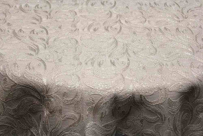Lanchaster Sequin Fabric – White