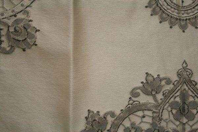 Laurier Jacquard Fabric – Silver