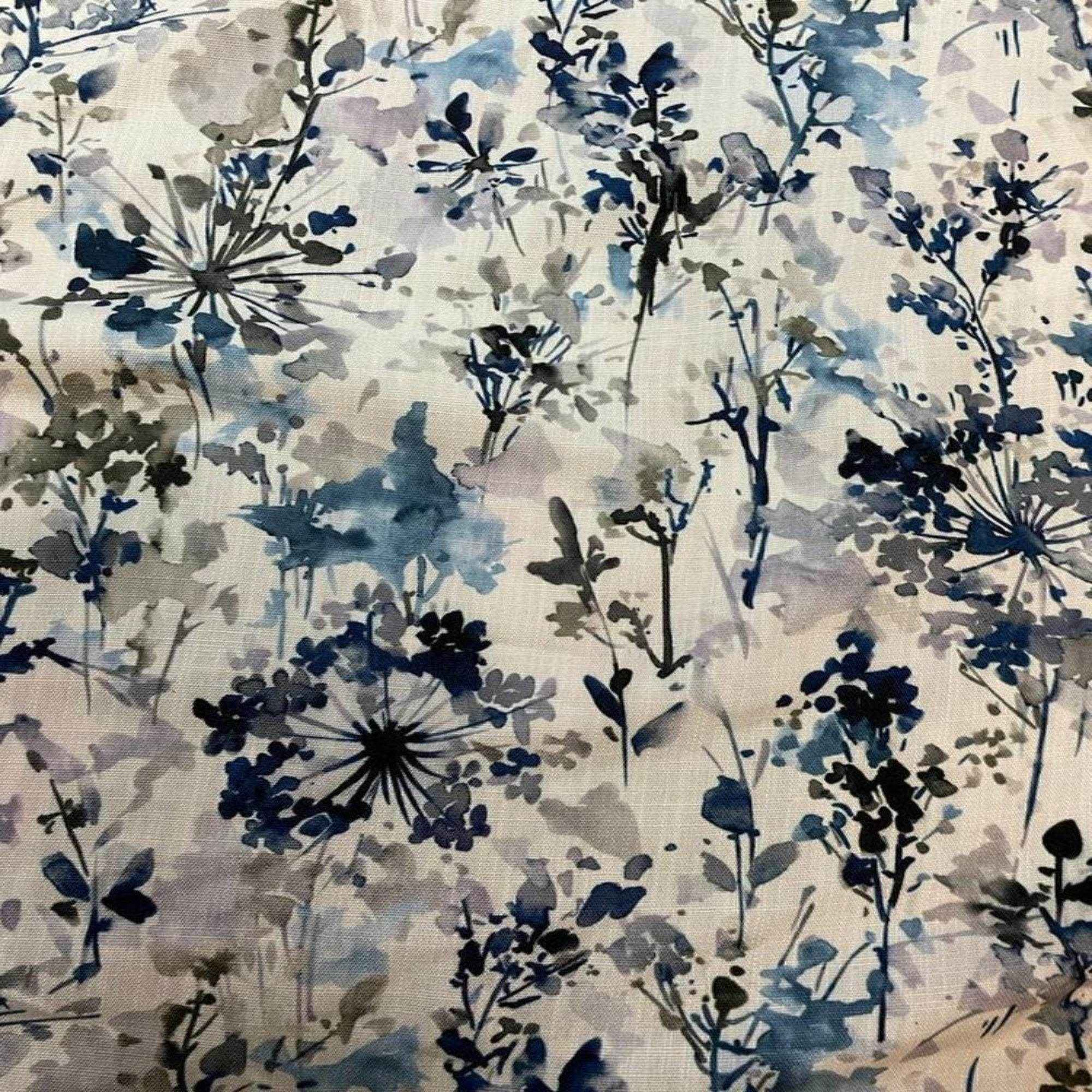 Mauve Lily Digital Print Fabric - Cotton Hand - 58 Inch. in Width Fabric by the Yard - 58 Inch Wide