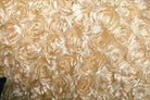 beige LOVEABLE Embroidered Taffeta Fabric by the Yard - 54 Inch Wide