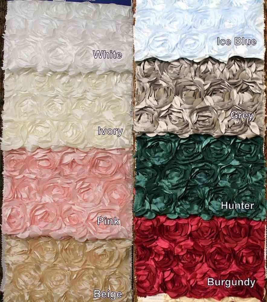 gray LOVEABLE Embroidered Taffeta Fabric by the Yard - 54 Inch Wide