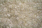 ivory LOVEABLE Embroidered Taffeta Fabric by the Yard - 54 Inch Wide