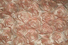 pink LOVEABLE Embroidered Taffeta Fabric by the Yard - 54 Inch Wide